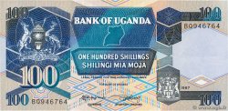 100 Shillings OUGANDA  1987 P.31a
