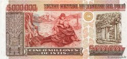 5000000 Intis PERU 1991 P.150 AU
