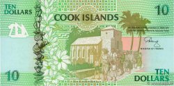 10 Dollars COOK ISLANDS 1992 P.08a