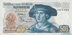500 Francs BELGIQUE 1971 P.135b