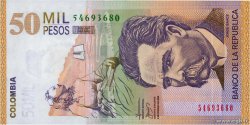 50000 Pesos COLOMBIA 2006 P.455g FDC