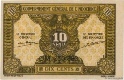 10 Cents INDOCHINE FRANÇAISE 1942 P.089a