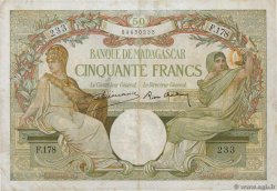 50 Francs MADAGASCAR 1937 P.038