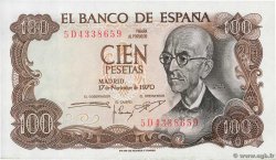 100 Pesetas ESPAGNE 1970 P.152a