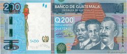 200 Quetzales GUATEMALA 2009 P.120 FDC