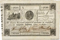 5 Pesos PARAGUAY 1862 P.017 TTB