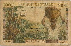 1000 Francs CAMEROUN 1962 P.12b