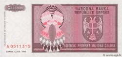 50000000 Dinara BOSNIA HERZEGOVINA 1993 P.145a UNC