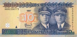 10 Litu LITUANIE 1997 P.59 NEUF
