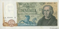 5000 Lire ITALIE 1973 P.102b TTB
