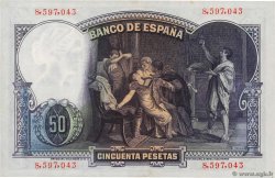 50 Pesetas ESPAGNE 1931 P.082 SUP+