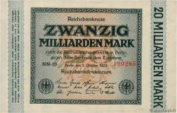 20 Milliards Mark ALLEMAGNE 1923 P.118a pr.NEUF