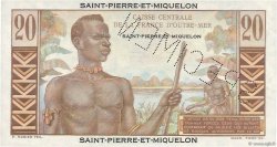 20 Francs Émile Gentil Spécimen SAINT PIERRE ET MIQUELON  1946 P.24s NEUF