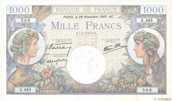 1000 Francs COMMERCE ET INDUSTRIE FRANCE  1940 F.39.02
