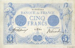 5 Francs BLEU FRANCE  1912 F.02.02 TTB+