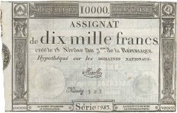 10000 Francs FRANCE  1795 Ass.52a