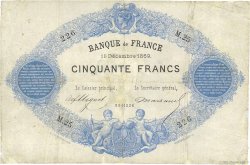 50 Francs type 1868 Indices Noirs FRANCE  1869 F.A38.03 B