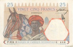 25 Francs AFRIQUE OCCIDENTALE FRANÇAISE (1895-1958)  1938 P.22 SUP+