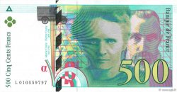 500 Francs PIERRE ET MARIE CURIE FRANCIA  1994 F.76.01 AU+