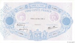 500 Francs BLEU ET ROSE modifié FRANCE  1939 F.31.28