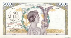 5000 Francs VICTOIRE Impression à plat FRANCE  1942 F.46.33 pr.SUP