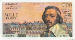 1000 Francs RICHELIEU FRANCE 1957 F.42.25
