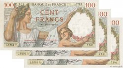 100 Francs SULLY Consécutifs FRANCE  1939 F.26.19 XF-