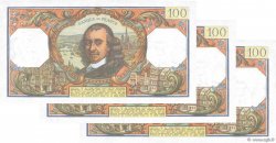 100 Francs CORNEILLE Consécutifs FRANCE  1978 F.65.62 AU