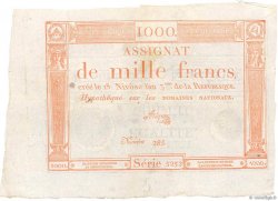 1000 Francs FRANCE  1795 Ass.50a SUP