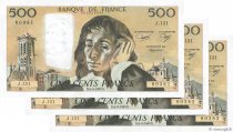 500 Francs PASCAL Consécutifs FRANKREICH  1980 F.71.22
