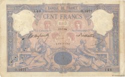 100 Francs BLEU ET ROSE FRANCE  1894 F.21.07 B+