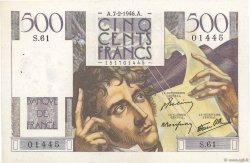 500 Francs CHATEAUBRIAND FRANCE  1946 F.34.04 SUP