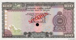 100 Rupees Spécimen CEYLON  1977 P.082s