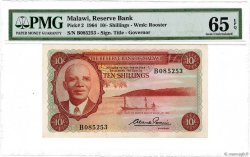 10 Shillings MALAWI  1964 P.02 NEUF