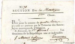 4 Livres FRANCE  1794 Kol.61.096var XF