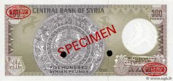 500 Pounds Spécimen SYRIEN  1982 P.105cs fST+