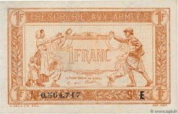 1 Franc TRÉSORERIE AUX ARMÉES 1917 FRANCE  1917 VF.03.05