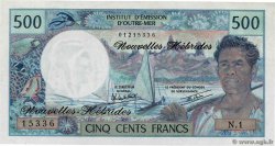 500 Francs NUOVE EBRIDI  1980 P.19c