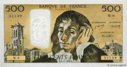 500 Francs PASCAL FRANCE  1968 F.71.02