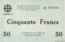50 Francs FRANCE Regionalismus und verschiedenen Mulhouse 1940 BU.52.03 fST+