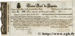 100 Pesos Fuerte ESPAGNE  1837 -