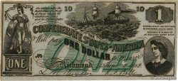 1 Dollar Faux ÉTATS CONFÉDÉRÉS D AMÉRIQUE  1862 P.40x