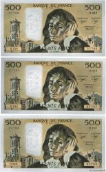 500 Francs PASCAL Consécutifs FRANCIA  1985 F.71.32 SC+