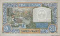 20 Francs TRAVAIL ET SCIENCE FRANCE  1941 F.12.17 XF