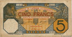 5 Francs GRAND-BASSAM AFRIQUE OCCIDENTALE FRANÇAISE (1895-1958) Grand-Bassam 1918 P.05Db