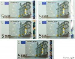 5 Euro Consécutifs EUROPE  2002 P.01u