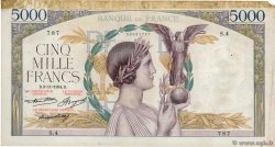5000 Francs VICTOIRE FRANCE  1934 F.44.01 TB