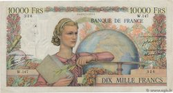 10000 Francs GÉNIE FRANÇAIS FRANCE  1946 F.50.07