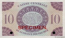 10 Francs Spécimen MARTINIQUE  1943 P.23s UNC-