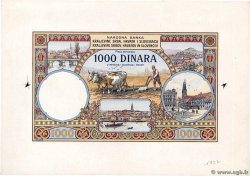 1000 Dinara Épreuve YOUGOSLAVIE  1920 P.023e